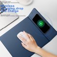 thumbnail image 4 of 15W fast charging office small computer folding mouse pad multifunction wireless charging stand mouse pad, 4 of 6