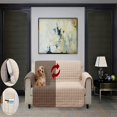 thumbnail image 2 of Housse de Protection Réversible pour Meubles de Chiens et Chats Chaise Marine/gris, 2 of 5