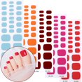 thumbnail image 4 of MesaSe Gel Nail Toe Strips Semi Cured Full Cover Gel Nail Sticker Manicure Decals, 4 of 21