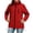 Red#womens hooded rain coat, variant on Brnmxoke Womens Rain Coats with Hood Summer Casual Waterproof Zip Up Rain Jacket Lightweight Packable Outdoor Windbreaker with Zipper Pockets Multicolor,XXL