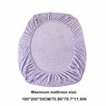 thumbnail image 3 of Chmadoxn Bedspread & Coverlet Sets Fitted Bed Sheet Winter Plush Velvet Bed Hat Single Piece Padded Bed Cover Mattress Protector Thickened Velvet Bed Cover Velvet Bedspread Rabbit Velvet Bedspread, 3 of 7