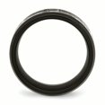 thumbnail image 2 of Stainless Steel Brushed/Polished Black IP Laser Etched Pattern Ring 8.5 Size, 2 of 6