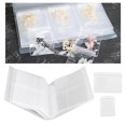 thumbnail image 2 of facefd PVC Jewelry Storage Organizer for Earrings Album Cards 160Grids 10 Bags 40g, 2 of 9