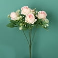 thumbnail image 4 of Vaidha Simulated Bouquet Of Home Decoration Flowers Simulated Rose Bouquet Of Small Handlebars Of Roses, 4 of 6