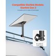thumbnail image 4 of VEVOR Starlink RV Ladder Mount 360°Adjustable Extra Short Starlink for Gen 3, 4 of 9