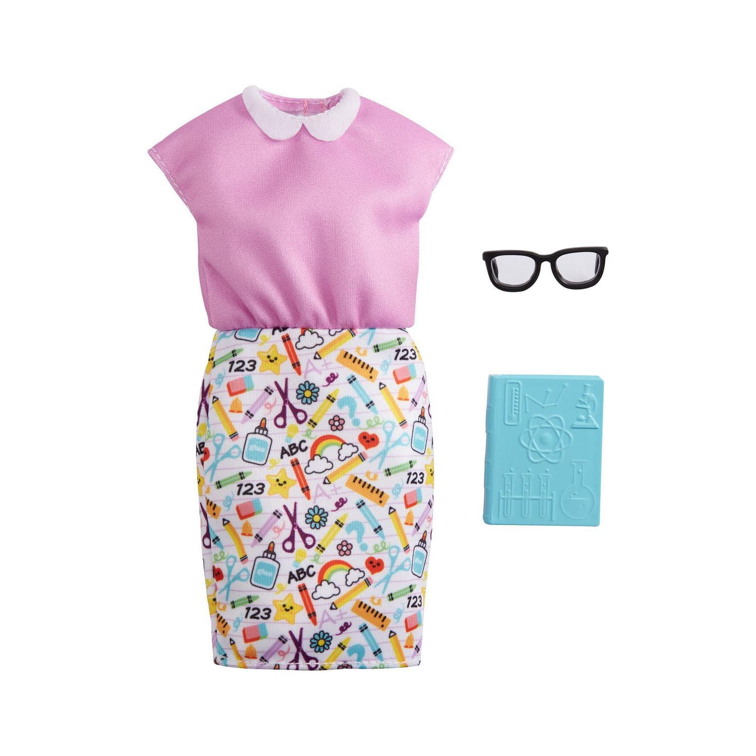 Coffret Tenue ​Barbie, vêtements de carrière d’enseignante pour la poupée Barbie