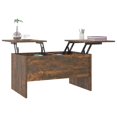 thumbnail image 2 of vidaXL Coffee Table Smoked Oak 80x50x42.5 cm Engineered Wood, 2 of 5