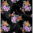 thumbnail image 1 of Soimoi Polyester Crepe Fabric Florals Floral Fabric Prints by Yard 52 Inch Wide, 1 of 6