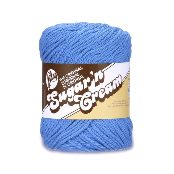 Lily Sugar N Cream® Snc Sb™ #4 Worsted (Medium) Cotton Yarn, Blueberry 2.5oz/70.9g 120 Yards