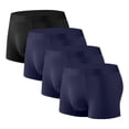 thumbnail image 1 of Plebaso Mens Boxer Briefs Stretch Comfortable Quick Dry Underwear Soft Breathable Boxers for Men (4 Pack), 1 of 2