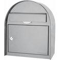 thumbnail image 2 of winbest Steel Drop Slot Wall Mount Mail Box, Grey (Large), 2 of 4