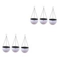 thumbnail image 1 of Wweixi 3pieces Stylish Planters For Hanging Pot Flower Plant Hanging Garden white S 2Set, 1 of 6