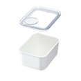 thumbnail image 3 of iDesign Recycled Plastic Small Dry Goods Kitchen Canister with Airtight Lid –800mL, White, 3 of 7