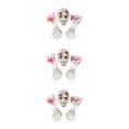 thumbnail image 2 of Redempat Halloween Skull Party Props Unisex Decorations For Frightening Night Party Bloodstain Old Man 3Set, 2 of 6
