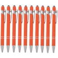 thumbnail image 1 of Maplenight Aluminum Ballpoint Pen with Touchscreen Tip - Metal Body, 1.5g Ink, 10pc Set for Business, Student Writing, and Screen Use Red, 1 of 4