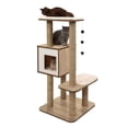 thumbnail image 1 of Catit Vesper High Base Cat Furniture, Oak, 1 of 3