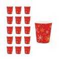 thumbnail image 2 of Amzcrzy Paper Disposable Tableware Set Red Snowflake Christmas Theme Party Tableware Disposable 7-Inchs 9-Inchs Paper Plates Paper Cups Tissue Set Of Party-Themed Paper Plates Set, 2 of 6