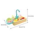 thumbnail image 5 of LSLJS Analog Electric Dishwasher Sink Children's Role Playing Kitchen Set Toys, 5 of 5