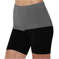 thumbnail image 2 of Gspmoly Short pour Femme, Short d'Été Taille Haute pour Femme Short d'Été Décontracté Extensible Short de Sport Short de Randonnée Femme Liquidation Gris Foncé m, 2 of 5