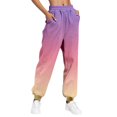 thumbnail image 1 of Womens Gradient Sweatpants Casual Loose Trousers With Pockets High Waist Pants, 1 of 3