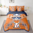 thumbnail image 2 of YST Ensemble de Literie 7 Pcs Tout-en-un Format Double Ensemble de Couette Garçons Ensemble de Literie Baseball, Ensemble de Lit Sport Réversible, Couette en Microfibre Douce Équipe de Baseball avec Ensemble de Draps, Toutes Saisons, Houston, 2 of 5