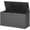 Dark Gray, variant on DEXTRUS 80 Gallon Outdoor Resin Deck Box with Side Handles, Weatherproof & Lockable Patio Furniture Storage, Dark Brown
