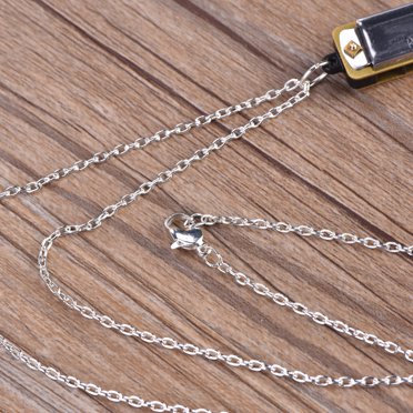 Harmonica Portable, Collier de 11,2 Pouces Longueur 8 Tons Mini Harmonica, pour Enfants Adultes Apprentissage Débutant