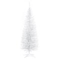 thumbnail image 1 of HOMCOM Pencil Christmas Tree, Slim Xmas Tree with Realistic Branches, 1 of 9