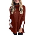 thumbnail image 2 of IMENGL Robe Chandail à Manches Longues Grande Taille, Rouge m, Taille M-2TG, 2 of 5