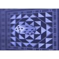 thumbnail image 1 of Ahgly Company Machine Washable Indoor Rectangle Transitional Light Slate Blue Area Rugs, 4' x 6', 1 of 7