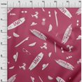 thumbnail image 3 of oneOone Polyester Spandex Pink Fabric Beach Fabric For Sewing Printed Craft Fabric By The Yard 56 Inch Wide, 3 of 4