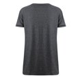 thumbnail image 4 of Birdeem T-Shirt Blouse à Manches Courtes à Col en V Uni pour Femmes, Coupe Ample, 4 of 5