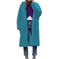 thumbnail image 1 of LOVZFMLL Vestes pour Femmes Manteau à Manches Longues en Cheveux d'Agneau Col Chaud, 1 of 5
