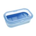 thumbnail image 3 of Bunblic Turtle Tank Detachable Indoor Decor Case Container Habitat Reptile Tank for Pet Turtle Small Amphibious Creatures Hermit Crabs L blue, 3 of 8