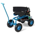 thumbnail image 1 of Costway Chariot de Jardin Roulant Siège de Travail de Jardinage Extérieur avec Hauteur Réglable et Rangement pour Outils Bleu, 1 of 10