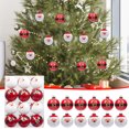 thumbnail image 2 of Shatterproof Christmas Ornaments, Plastic Christmas Hanging Balls 12 Pack, Mini Tree Baubles Set for Holiday Party Home Decor, Wedding Table Centerpiece Displays, 2 of 9