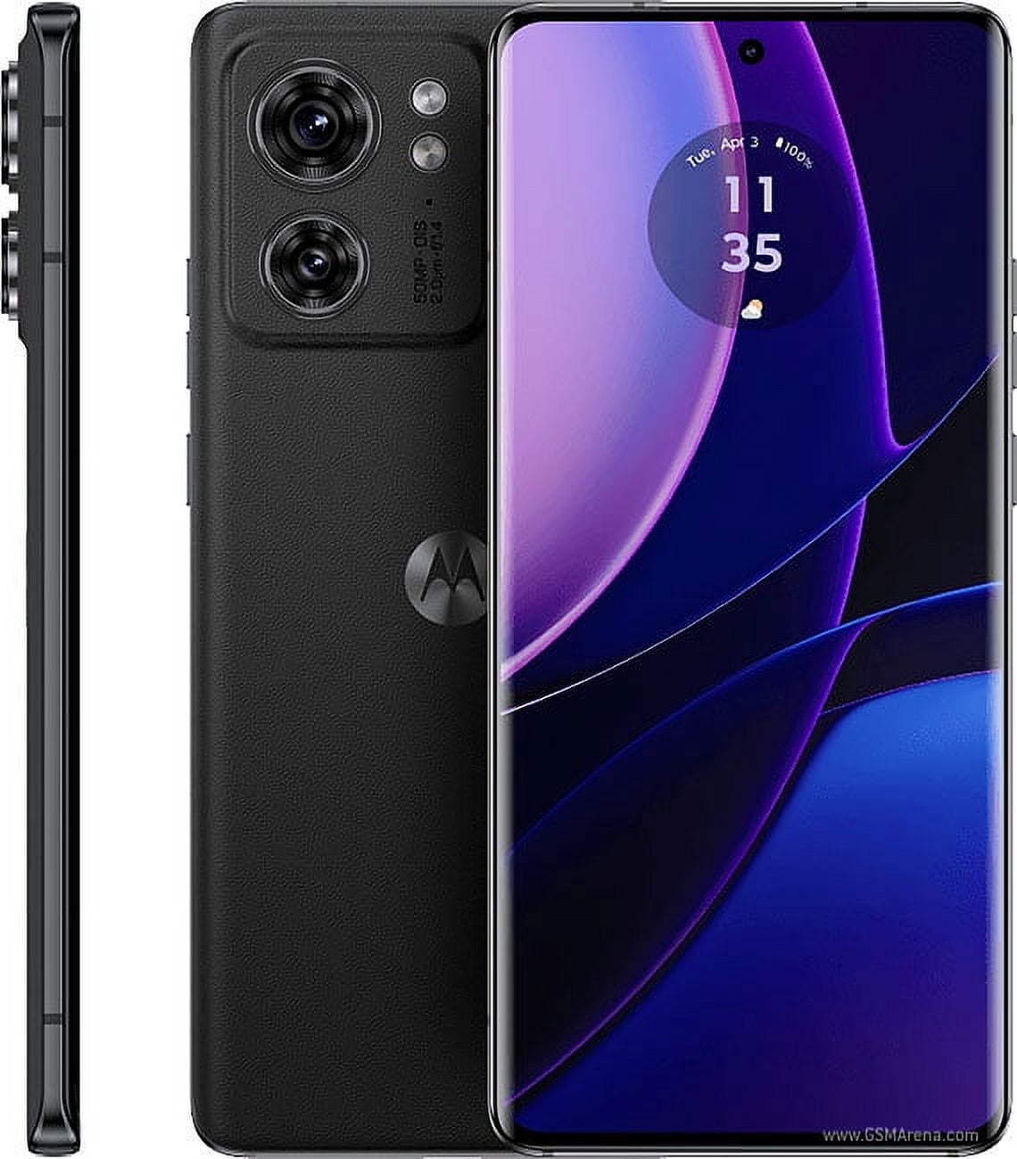 Restored Motorola Edge 5G (2023) 256GB + 8GB (Unlocked) Eclipse Black (XT2305-1) Like New