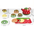 thumbnail image 3 of Fwttom Tea Party Set, Children Pretend Play Toy,Children's Home Simulation Tea Set, Tin Teapot, Tea Cup, Toy, Portable Gift Box Set, 3 of 3