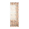 thumbnail image 2 of Geometric Print Sheer Curtains Panel • Linen Look Polyester Window• Light Filtering Grommet Top Decorative Curtains for Living Room Bedroom, 2 of 6