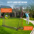 thumbnail image 3 of KFFKFF Filet de Frappe pour Pratique de Golf, Énorme Filet de Golf 10,8 X 7 Pi, Portée de Conduite Personnelle pour Usage Intérieur Extérieur, 3 of 9