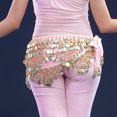 thumbnail image 2 of Chaîne de Ceinture de Danse du Ventre Rose, 2 of 9