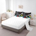 thumbnail image 3 of YST 7-Piece Baseball Comforter Set, Tie Dye, Queen Size Bed in a Bag, 3 of 5