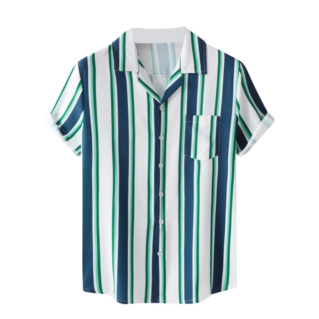 Birdeem Nouvelle Mode Décontractée Chemise à Carreaux Col Rabattu Manches Courtes Blouse & Chemise