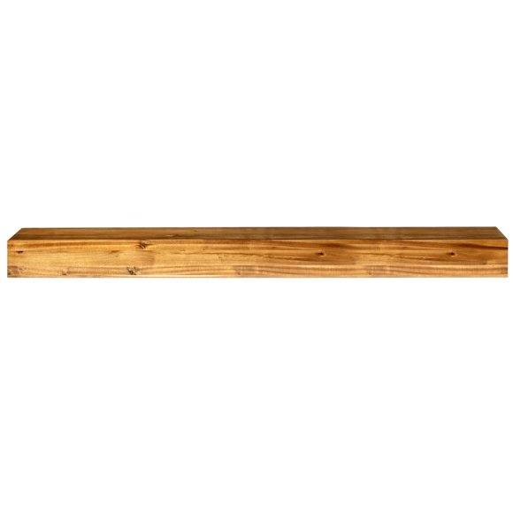 Elements Acacia Wood Mantel Gloss Finish, 60IN