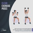 thumbnail image 4 of FitMate Stability Ball Workout Exercise Poster - Workout Routine with Free Weights, Home Gym Decor, Room Guide (16.5 x 25 Inch), 4 of 5