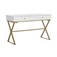thumbnail image 1 of Bureau de campagne Parker Blanc et Or, 1 of 9