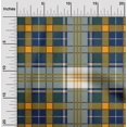 thumbnail image 1 of oneOone Viscose Jersey Fabric Tartan Check Fabric Prints By Yard 60 Inch Wide, 1 of 4