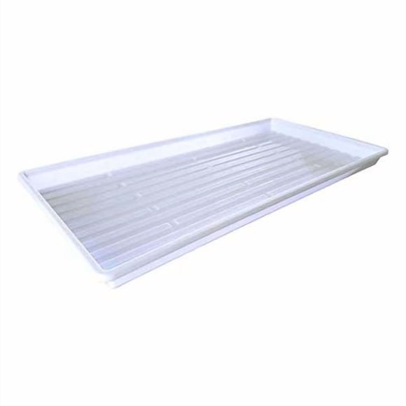 Bootstrap Farmer Plateaux Micro-Verts Sans Trous, Lot de 5, Blancs, Extra Robustes, Peu Profonds, Plateau 1020, Cultiver des Micro-Pousses, Herbe de Blé, Plantes pour la Germination et le Fourrage