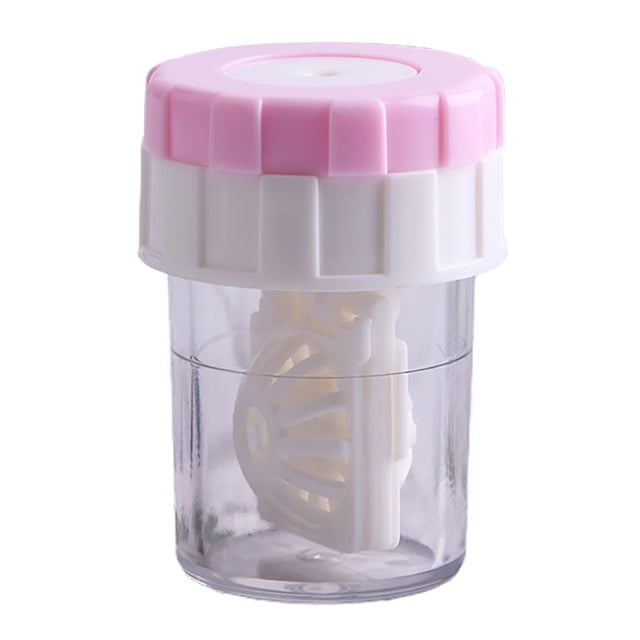 Essen Contact Lenses Washer Portable Rotating Cleaning Plastic Manual Cleaner Holder Container for Travel