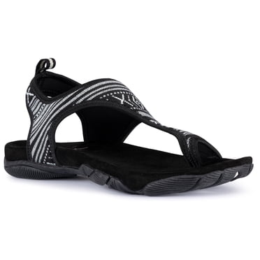 Trespass Womens Woven Textile Upper Cushioned Footbed Thong Sandals - Beachie